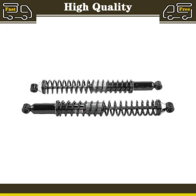 2 New Load Adjusting Rear Shocks Coils For Chevrolet Silverado 1500HD 2500HD - Image 1 of 3