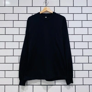 CAMISETA LOS ANGELES APPAREL 6,5 OZ MANGA LARGA TINTE CUELLO REDONDO NEGRA - Imagen 1 de 3
