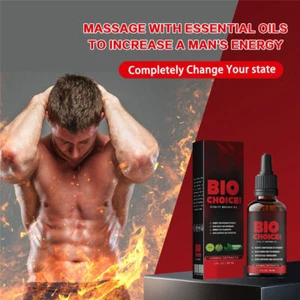 Bio Choice Pro Vitality Oil for Men, Natural Herbal Extracts Male Massage Oil - Picture 1 of 12