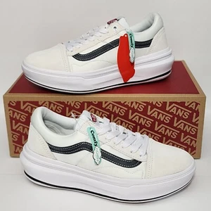 Vans Old Skool Over Shoes White Men's Sz 8.5 Women's Sz 10 Comfy Cush Brand New - Picture 1 of 11