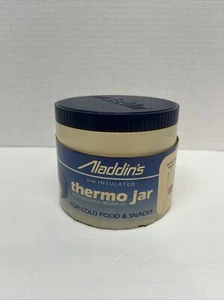 Aladdin’s 6oz Thermo Jar Thermoskanne Blau/Weiß Vintage Dead Stock 1986 - Bild 1 von 8