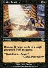 4 Rats' Feast 4x x4 - LP - Judgment - SPARROW MAGIC - mtg -