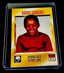 Barry Sanders RARE Detroit Lions 1996 KID NFL Sports Illustrated for Kids SI NM+