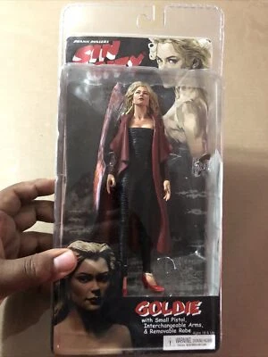 Figura de acción NECA Reel Toys Sin City Goldie 7" 2005 serie 2 Jamie King Foto 1 de 4