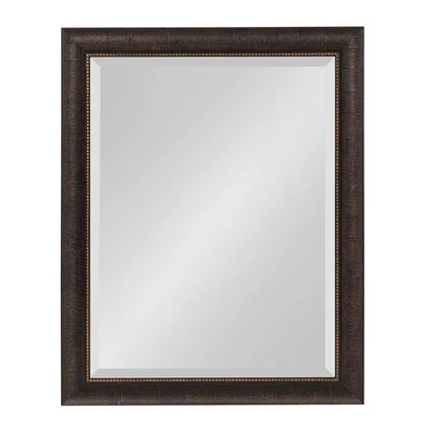 Aldridge Framed Decorative Rectangle Wall Mirror, 22 x 28, Bronze - Image 1 of 4