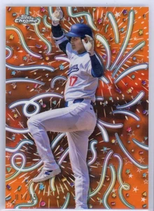 Aggiornamento Topps Chrome 2024 /25 SHOHEI OHTANI Celebracion arancione CHASE #CELE-12 - Foto 1 di 3