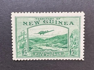 Neuguinea 1935 SG 205 £5 Smaragdgrün postfrisch - Kat 750 £ TOP - Bild 1 von 2
