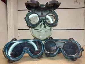 3 Pares de Gafas de Soldadura 2 Abatibles Chob Ansiz-87-1 Gafas de Seguridad Steam Punk - Imagen 1 de 22