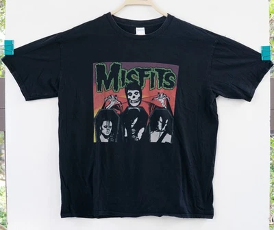 Camiseta Misfits Años 80 Evilive Bootleg Lote Estacionamiento Talla XL Se Ajusta Como Grande Foto 1 de 4