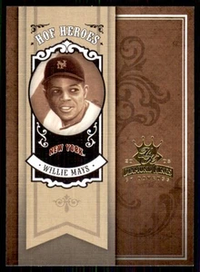 2005 Donruss Diamond Kings Hof Heroes #HH-85 Willie Mays Giants - Bild 1 von 2