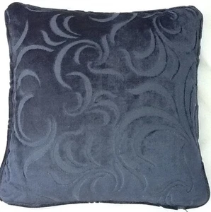 A 16 Inch Cushion Cover In Laura Ashley Ellison Midnight Velvet Fabric - Picture 1 of 1