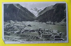 COGNE: Panorama und Hintergrund Gletscher 1932 - Bild 1 von 1