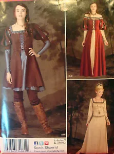 SCHNITTMUSTER Simplicity 1773 0866 HUNGER GAMES EVIL QUEEN Gr. 14-20 Kostüm - Bild 1 von 5