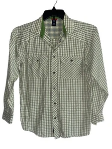 Gap Kids Pearl Snap Western Shirt XXL 14 16 Long Sleeve Cotton - Picture 1 of 5