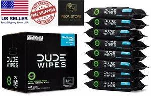 DUDE Wipes, Flushable Wipes, Extra Large and Fragrance-Free Wipes (400 ct.)