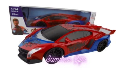 Avenegers Spiderman Lamborghini Radio Remote Control Car 1/14