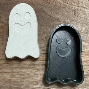 Ghost bath bomb mold - smiling halloween bath bomb (bath bomb not included) - Picture 1 of 1