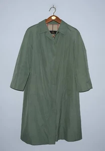GRENFELL Mens Vintage Green Raincoat Trench Coat Jacket Size 42/107cm - Picture 1 of 14