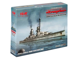 Deutsch WWI Panzerschiff SMS “Kronprinz” # Maßstab 1:700 # ICM S.016 - Picture 1 of 13