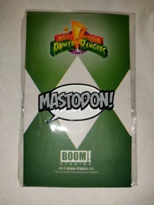 SDCC 2019 Exclusive BOOM Studios Power Rangers Black Ranger Enamel Pin Sealed - Picture 1 of 6