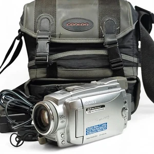 Sony Handycam DCR-HC85E Camcorder MiniDV 3.5" LCD NightShot Camera, Charger, Bag - Picture 1 of 9