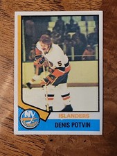 1974-75 Topps Hockey #195 Denis Potvin HOF RC EX Islanders Rookie 