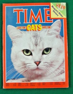TIME magazine,DEC/1981, CATS: LOVE THEM - HATE THEM. - Picture 1 of 2
