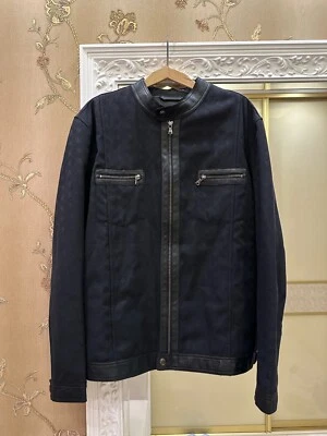 Chaqueta de tela/cuero Versace Collection muy rara talla L Foto 1 de 4