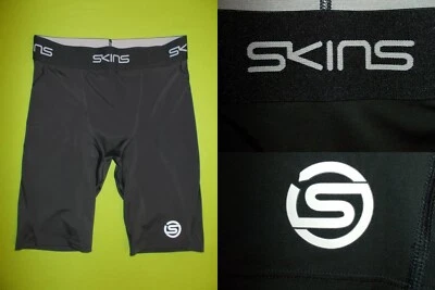 TIGHT Shorts SKINS RUNNING (XL)  Men's Athletic Shorts PERFECT !!! Black - Image 1 of 4