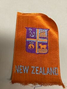 Vintage Tobacco Silk Woven New Zealand Rust Shield~New Old Stock