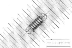 Resorte de tracción 1,5 mm gancho ojal 12x36,5 mm 8,5 kg espiral acero inoxidable metal - Imagen 1 de 1