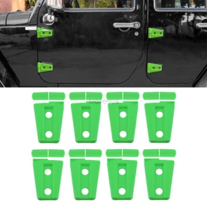 Door Hinge Cover for Jeep Wrangler JK JKU 2007-2018 Unlimited Accessories Green - Picture 1 of 12