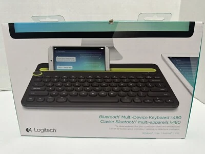 Logitech 920-006342 K480 Bluetooth Multi-Device Keyboard - Black - Image 1 of 4