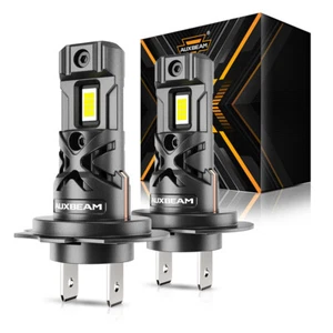 2x Kit de bombillas de faros LED AUXBEAM H7 haz alto/bajo 24000LM blanco súper brillante - Imagen 1 de 12