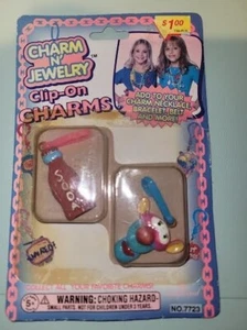 Extremely Rare 1996 Charm N’ Jewelry Clip-On Charms Imperial TOY Company #7723 - Picture 1 of 2