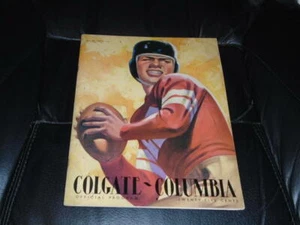 1939 COLGATE AT COLUMBIA COLLEGE FOOTBALL PROGRAM EX-MINT - Picture 1 of 2