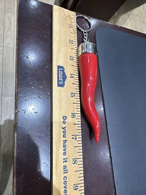 large italian horn keychain Italian Cornicello - Image 1 of 3