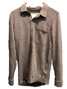 Smartwool Merino 250 Brown Men's Casual Long Sleeve Shirt Size Medium - Picture 1 of 5