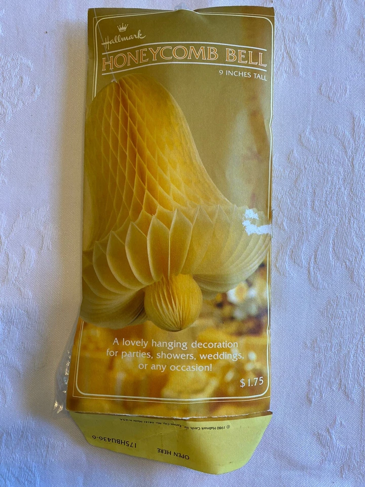 9" Honeycomb Hanging White Wedding Bell Decorations 3ct