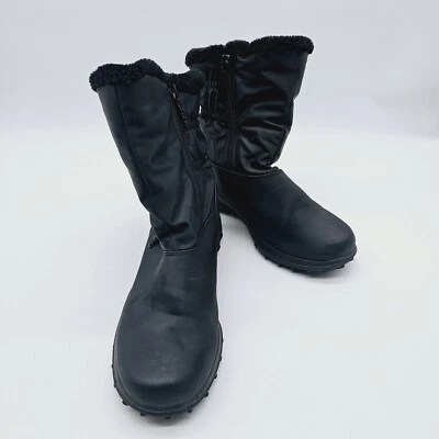 Totes Women's Boots Style: Lily Size 8M Black Waterproof Faux Fur Lined Free Shi - Image 1 of 4
