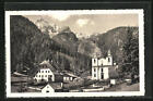Kirchental b. St. Martin, Kirche und Haus am Fuße eines Berges, Ansichtskarte 