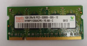 Hynix 1GB SODIMM PC2-5300S Laptop RAM - Picture 1 of 2