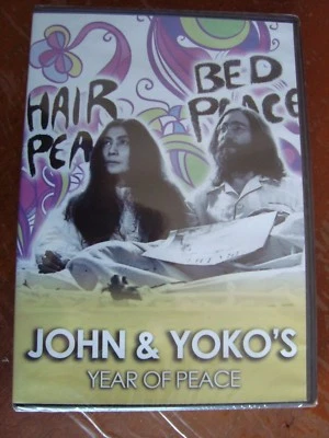 JOHN LENNON & YOKO YEAR OF PEACE MEXICAN EDITION DVD REGION 1&4 ENGLISH-ESPAÑOL - Image 1 of 4
