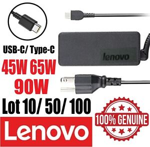 LOT USB C Type C For HP Chromebook LENOVO  ACER  ASUS  SAMSUNG Laptop AC Adapter