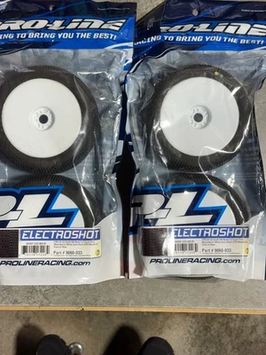 Pro-Line 9060-033 ElectroShot X3 Soft Off-Rd 1/8 TRK Tires Mntd : Fr/Re (4) - Image 1 of 4