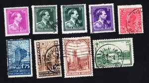 Belgium 1928-43 group of stamps MNG/used CV=19.3$ - Picture 1 of 2