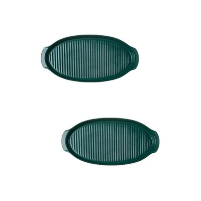2 stücke oval keramik backtray home backschale backgore pfanne mit griffe - Bild 1 von 4