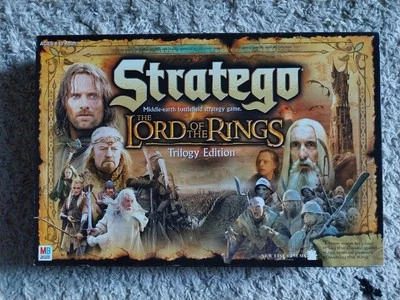 Rare Stratego Lord Of The Rings Board Game Trilogy Edition Vintage 2003 MB Games - Image 1 of 4
