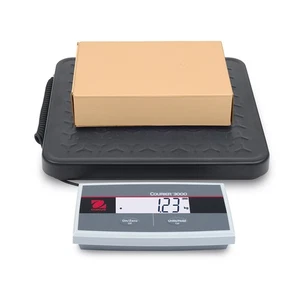 Ohaus i-C31M75R Courier 3000 Shipping Scale, 150 lb x 0.1 lb, 12.6 in x 13 in - Imagen 1 de 3