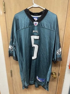 Philadelphia Eagles #5 Donovan McNabb NFL Green Reebok On Field Jersey Men’s XL - Picture 1 of 23